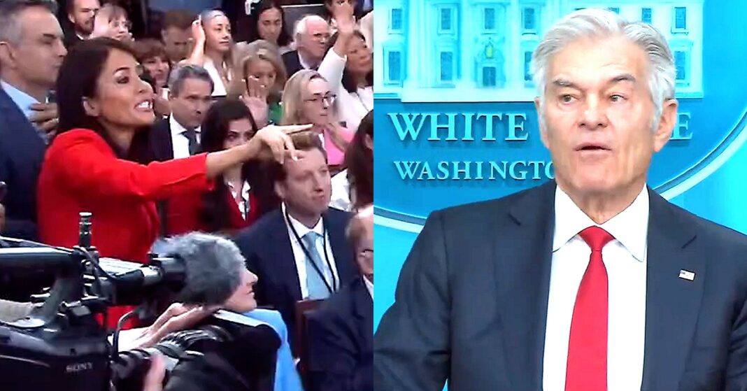 MAGA reporter asks Dr. Oz how to cure Trump Derangement Syndrome at White House briefing MAGA reporter asks Dr. Oz how to cure Trump Derangement Syndrome at White House briefing