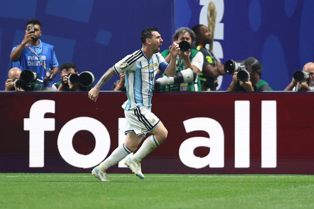 Messi said he was running on fumes. He then scored his 21st World Cup goal from 2-0 down Messi said he was running on fumes. He then scored his 21st World Cup goal from 2-0 down