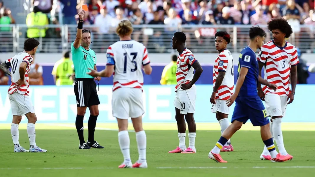 FIFA barred two US soccer staffers from the Belgium match. The US lost 4-1 anyway FIFA barred two US soccer staffers from the Belgium match. The US lost 4-1 anyway