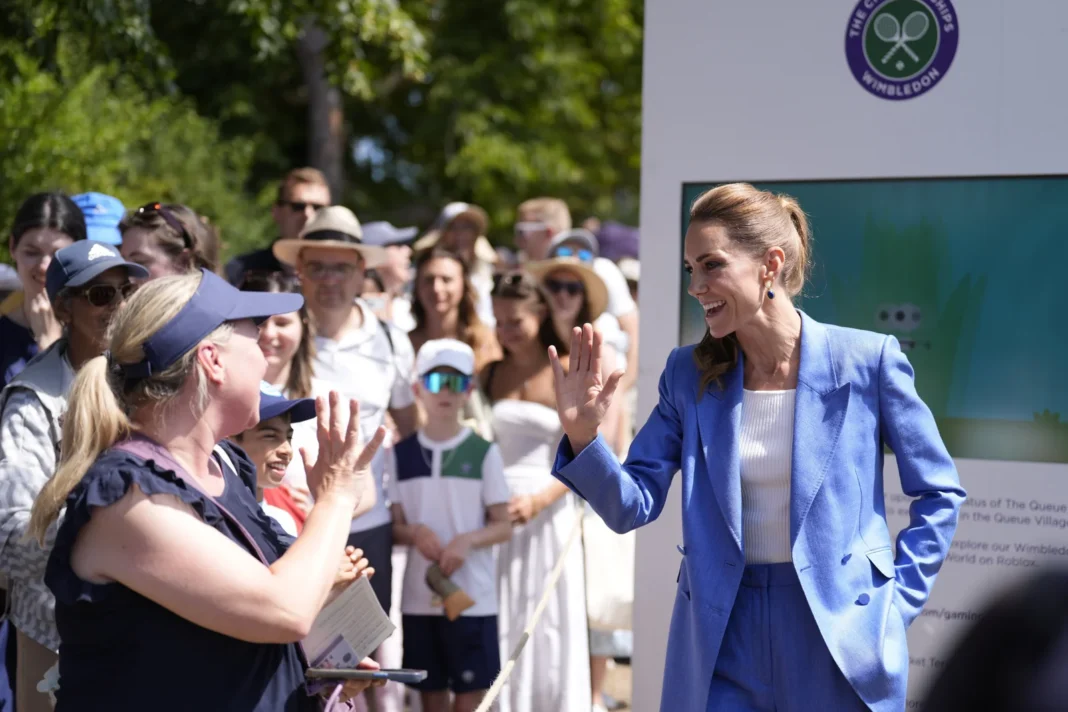 Kate climbed Britain’s highest peaks. Monday was Wimbledon Kate climbed Britain’s highest peaks. Monday was Wimbledon