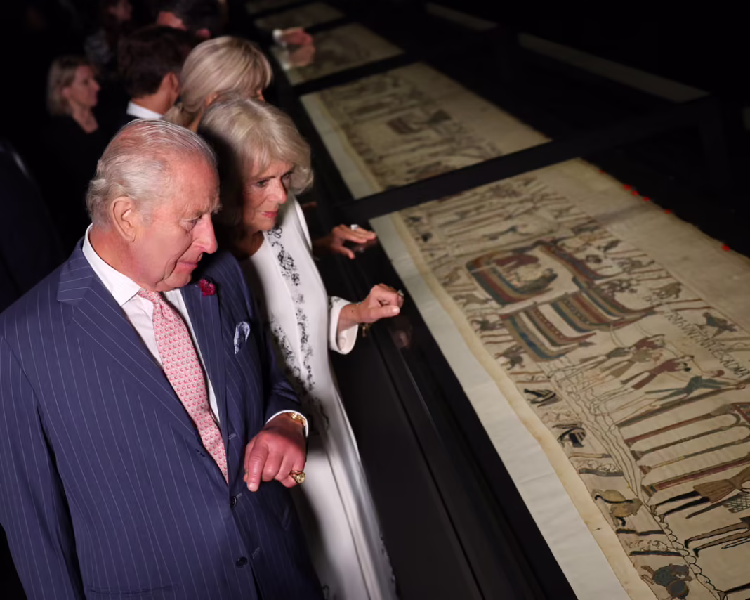 Charles welcomes the tapestry that explains why England needed France Charles welcomes the tapestry that explains why England needed France