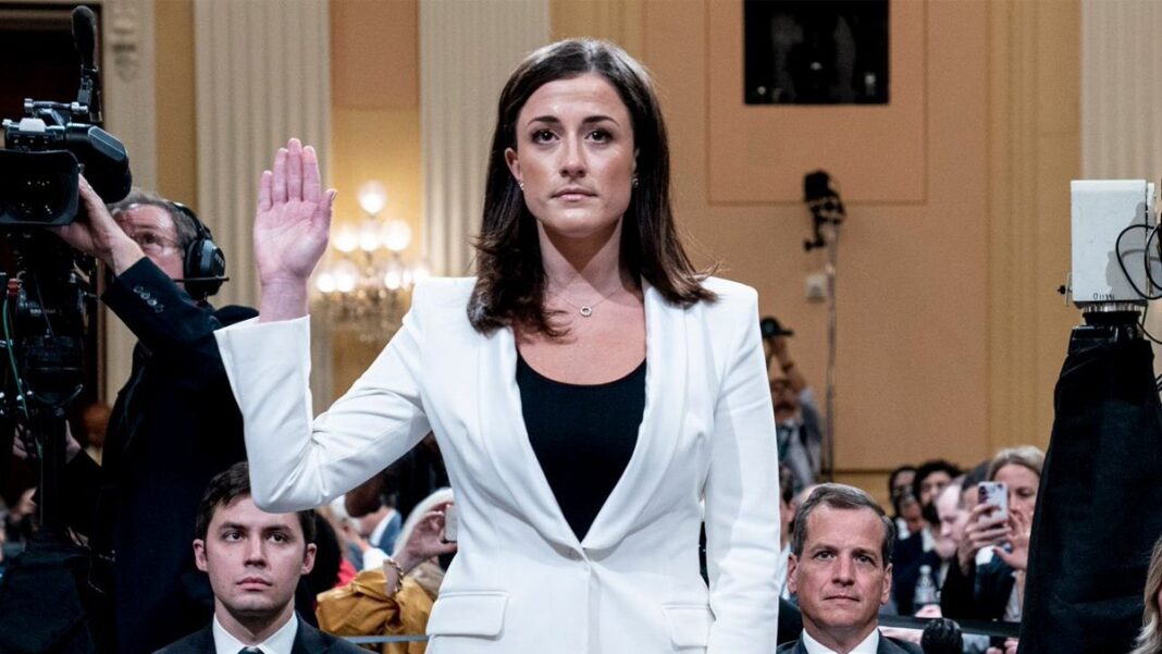 DOJ Targets Cassidy Hutchinson Over Jan. 6 Testimony DOJ Targets Cassidy Hutchinson Over Jan. 6 Testimony