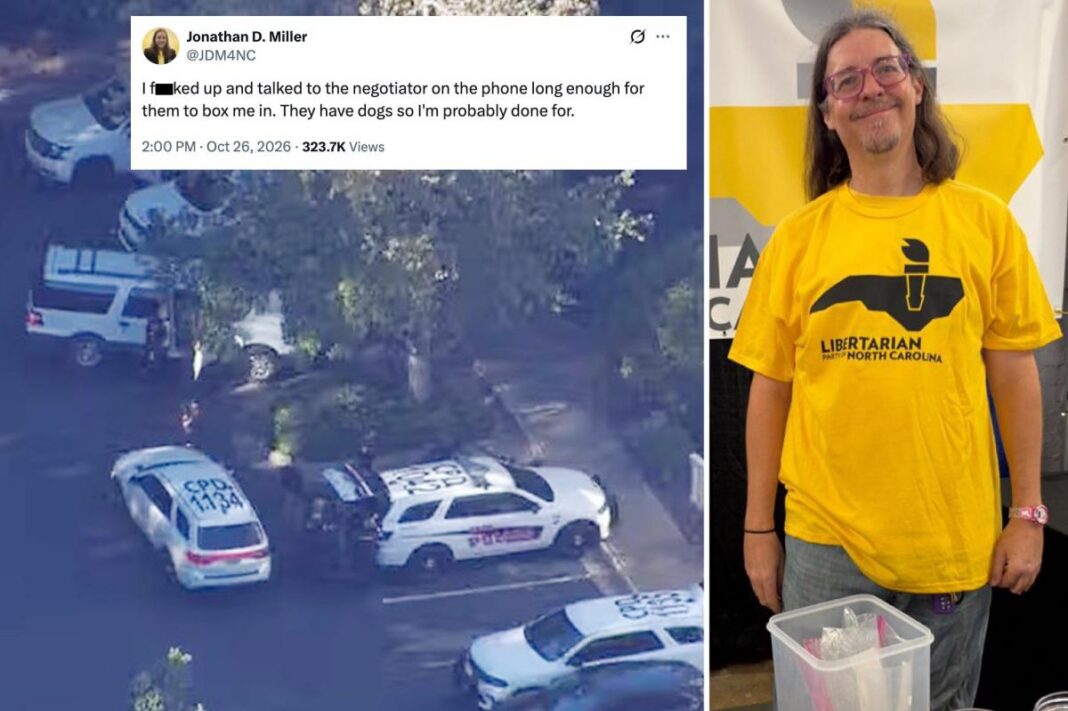 Senate Candidate Live-Posts Armed Police Standoff Senate Candidate Live-Posts Armed Police Standoff