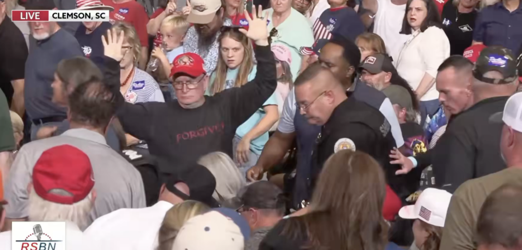 Trump Cheers As Supporter Hits Protester Trump Cheers As Supporter Hits Protester